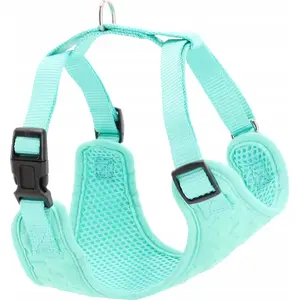 DINGO pet harness Dingo SZELKI BEZUCISKOWE XS 1.5 cm width, 25–35 cm neck/chest, mint