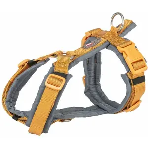 Dog Harness Trixie Premium Trekking Grafit Curry XL — padded trekking harness, size XL