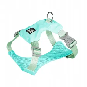 Dog no-pull harness Unizoo for small breeds, size M — neck 32–41 cm, chest 36–49 cm, blue