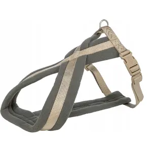 Dog Harness Trixie Premium Touring, size L 60–100 cm, strap width 25 mm, sand color