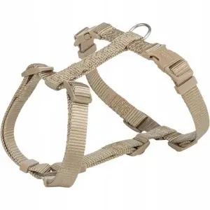 Dog H-style Harness Trixie S–M 42–60 cm chest 15 mm strap sand