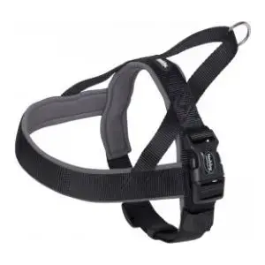 Dog harness Nobby Classic preno, black, size XL (75–98 cm) for chest/neck adjustment
