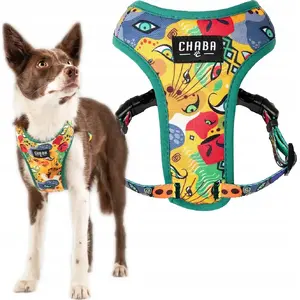 Шлейка для животных Chaba CHABA SZELKI GUARD COMFORT STORY «S» JUMBO 1,6 см стропа, обхват шеи 29–39 см