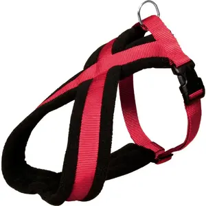 Harness Trixie Touring Premium L — size L, red, adjustable dog harness