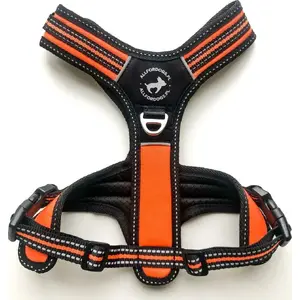 Harness All For Dogs 3x-Sport XS orange — All For Dogs SZELKI 3x-SPORT POMARAŃ.