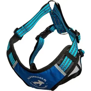 Harness All For Dogs Szelki sportowe blue size M 60–100 cm adjustable