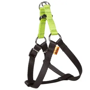 DINGO dog harness FRED from ENERGY tape, green, size 60