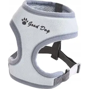 Dog Harness barry king BK-15726, adjustable 40–52 cm, grey/blue