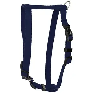 Dog harness Nobby Classic, navy, size M-L, 20 mm strap, 50–75 cm chest