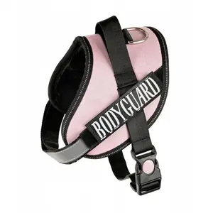 Dog harness barry king Bodyguard, pink, size S, girth 50–60 cm