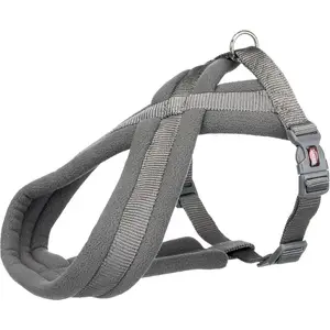 Trixie harness Premium Touring, size M 45–70 cm, width 25 mm, graphite