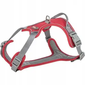 Dog harness Trixie Premium Active size L–XL, chest circumference 74–100 cm, strap width 25 mm, red