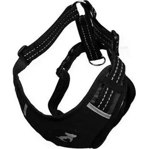 Harness All For Dogs Sportowe L — size L, adjustable 60–100 cm, black