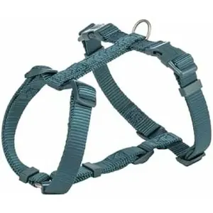 Dog Harness Trixie Premium Blue S/M — Size S/M, Adjustable, Chest/Back Attachment
