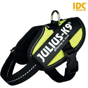 Шлейка Trixie Julius-K9 IDC Baby 2 размер M / Mini-Mini / Mini XS–S неоново‑жёлтая