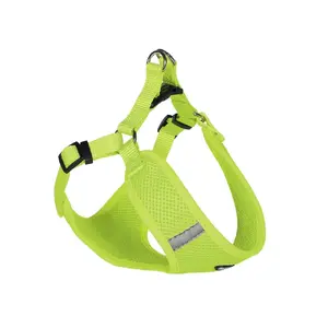 Halter harness Nobby 80625-24 S Yellow for dogs and cats — chest 41–46 cm, strap 1 cm