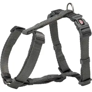 Trixie dog harness Premium, graphite, size XS–S, neck/chest 30–44 cm, width 10 mm