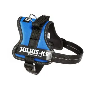 Жилет-шлейка Trixie Julius-K9 Powerharness S — полиэстер, объем груди 51–67 см, синий