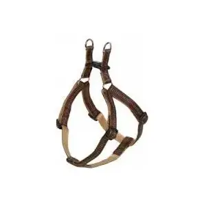 Dog Harness Nobby Szelki Soft Grip - Brown, 1 cm width