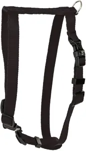 Dog harness barry king Classic, black, size L-XL, 25 mm strap width, 75–100 cm chest