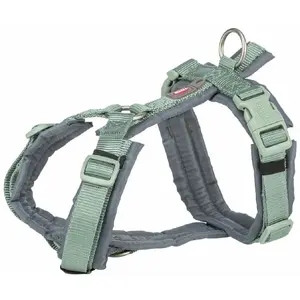 Dog Harness Trixie Premium Trekking Green‑Graphite S/M — size S/M, trekking harness