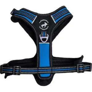 Harness All For Dogs ALL FOR DOGS SZELKI 3x-SPORT NIEB. XS — All For Dogs XS dog harness, sport style, blue