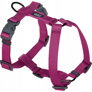 Pet harness Chaba CHABA SZELKI GUARD "S" burgundy sizes 17–27 cm / 26–35 cm strap width 1.6 cm
