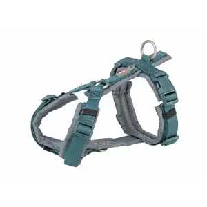 Harness for animals Trixie Trekking Blue Graphite L – pet harness size L