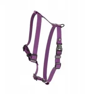 Dog Harness Barry King BK-20039, durable rubber, purple, 16 mm width, adjustable 30–60 cm