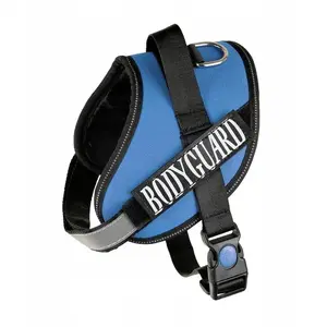 Dog Harness barry king Bodyguard, size S, blue, neck/chest 50–60 cm