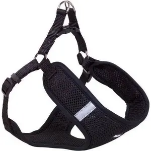 Harness Nobby Mesh Reflect Szelki S Black 41–46 cm, reflective mesh pet harness