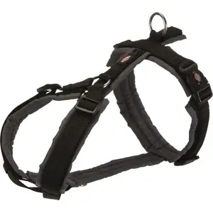 Шлея Trixie Trekking Premium L 70–85 см / 25 мм, чёрно‑графитовая