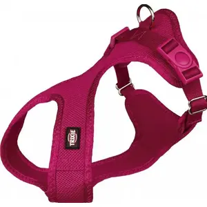 Harness Trixie Miękka uprząż fuchsia, adjustable 30–45 cm, soft dog harness