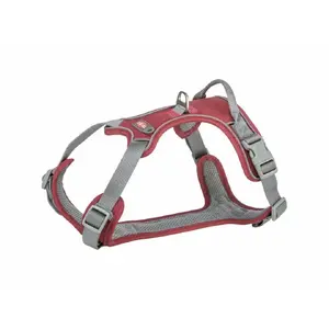 Шлейка для собак Trixie Active красная M — регулируемые нагрудный и поясной ремни, дышащая ткань