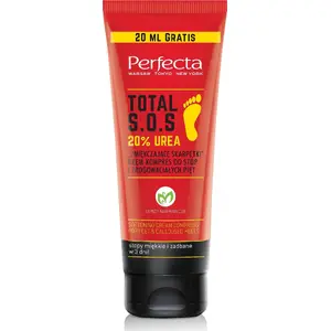 Krems-komprese kājām un papēžiem Perfecta Total S.O.S. «Mīkstināšanas zeķes» 20% urīnviela 120 ml