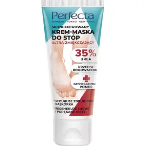 Foot cream-mask DEWYTRE Perfecta Ultra, concentrated softening formula with 35% urea, 80 ml