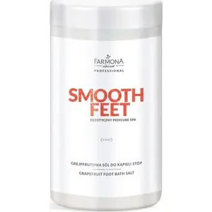 Foot bath salt Farmona SMOOTH FEET Grapefruit 1500 g, bath salt for feet