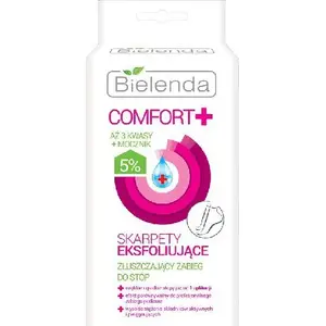 Exfoliating Foot Socks Bielenda Comfort+ 1 pair (2 pieces) – disposable peeling treatment