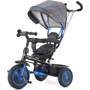 Trīsriteņis Caretero Buzz — bērnu trīsritenis, modelis TOYZ-0331 (tumši zils)