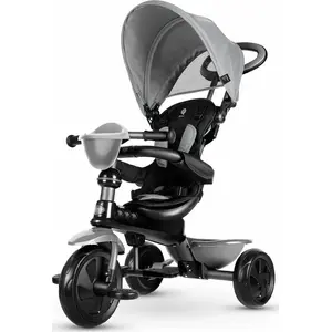 Trīsrite Qplay Cosy — bērnu trīsritenis, modelis 4107, pelēks