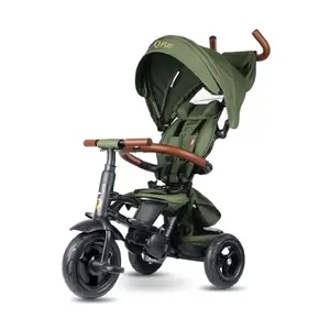Tricycle Qplay Rito Deluxe Rubber Olive by Qplay, model 6298