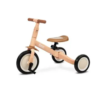 Trīsritenis Toyz Fox Orange — bērnu trīsriteņis ar stabilu rāmi un stumšanas rokturi