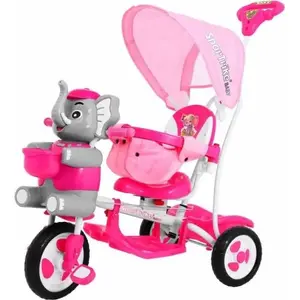 Tricycle Sportrike Szczęśliwy Słoń Pink — 3-wheel children's ride-on by Sportrike