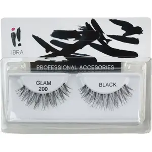 Накладные ресницы на ленте Ibra Para Glam 200 Black — черная лента, естественный объем