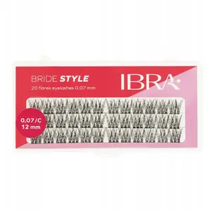 Eyelash Flare Clusters Ibra Bride Style 20 — 20 mm Individual Lash Clusters