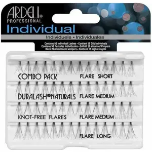Накладные пучки ресниц Ardell Individuals Combo Pack 56 шт — пучковые искусственные ресницы для естественного эффекта