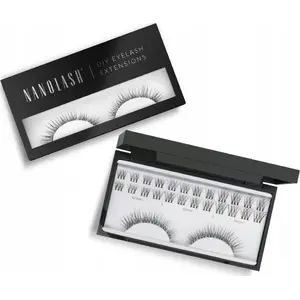 Eyelash cluster extensions No name NANOLASH Innocent 36 pcs — individual lash clusters