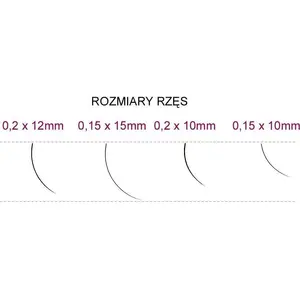 Mākslīgās skropstas Syis SYIS Rzęsy J 0,20 x 10 mm 0,25 g
