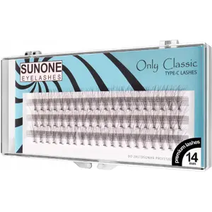 Mākslīgās skropstas kūlīši Alkotest SUNONE_Only Classic 14 mm 60 gab.