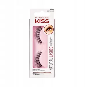 Mākslīgās skropstas Kiss KISS Rzęsy KEH04H1 — 1 pāris, lentes skropstas, atkārtoti lietojamas